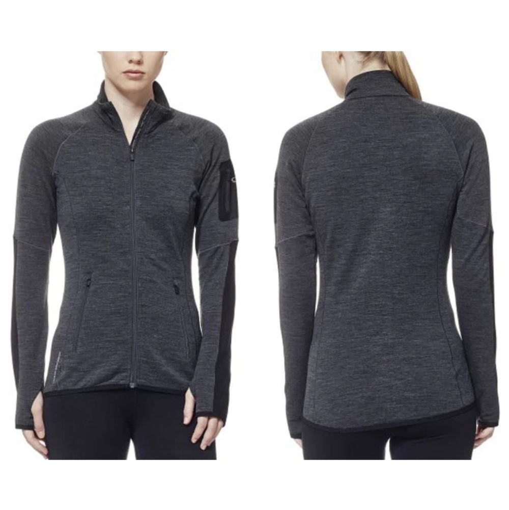 Icebreaker Merino GT Realfleece Atom Long Sleeve Zip Women's M